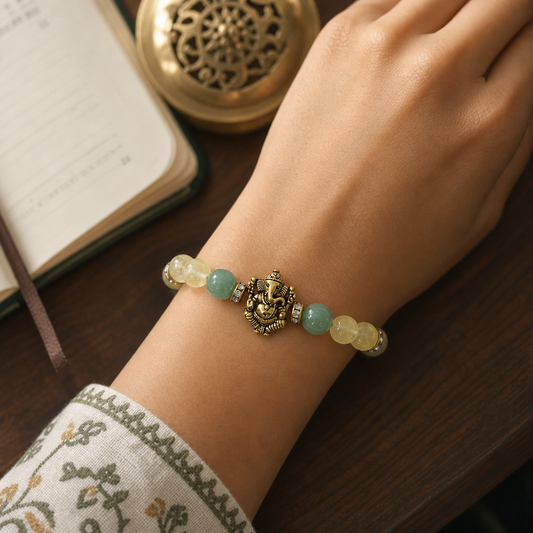 Money Magnet Bracelet — On the wrist