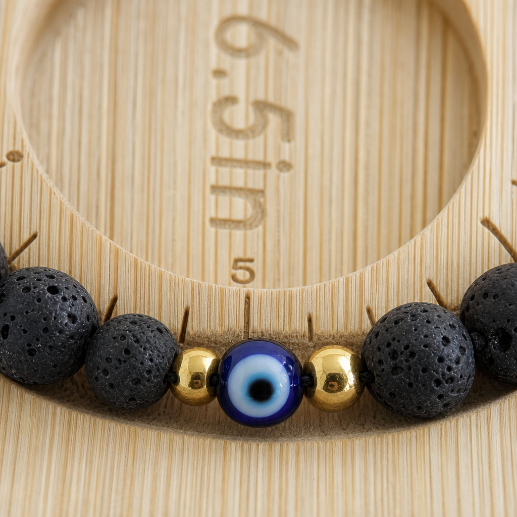 Nazar Kavach Bracelet — Detail close-up