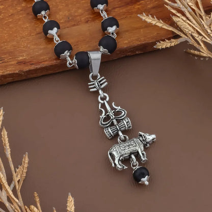 Rudra pendant with Karungali mala