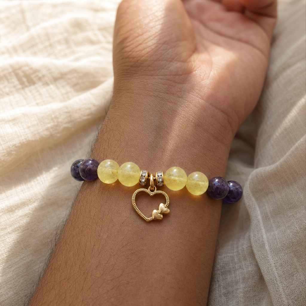 Heart Healing Bracelet — On the wrist