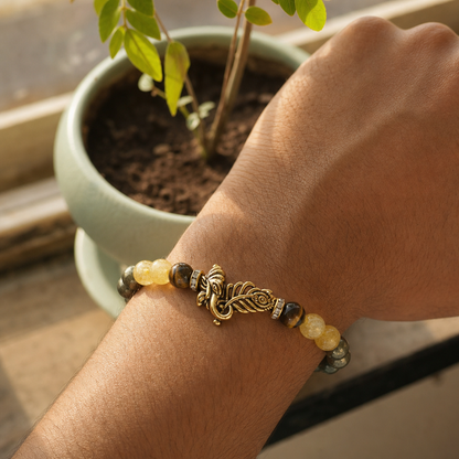 First Step Bracelet — On the wrist