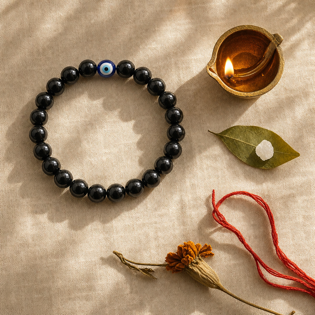 Total Shield Bracelet — Styled flat lay