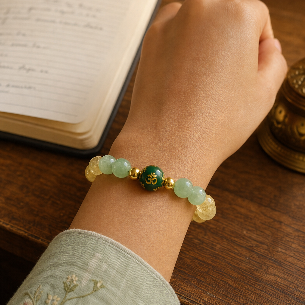 Dhan Yog Bracelet — On the wrist