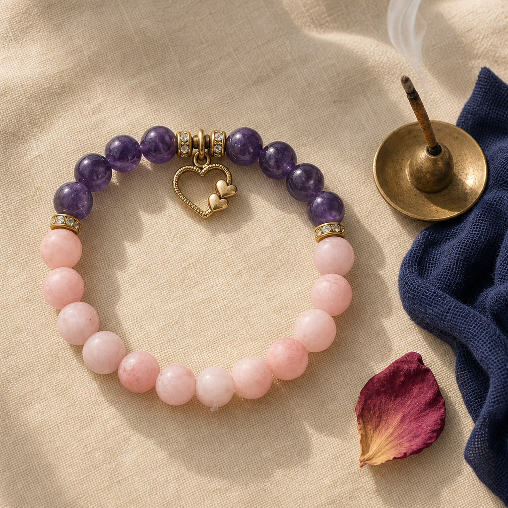 Stress Relief Bracelet — Styled flat lay