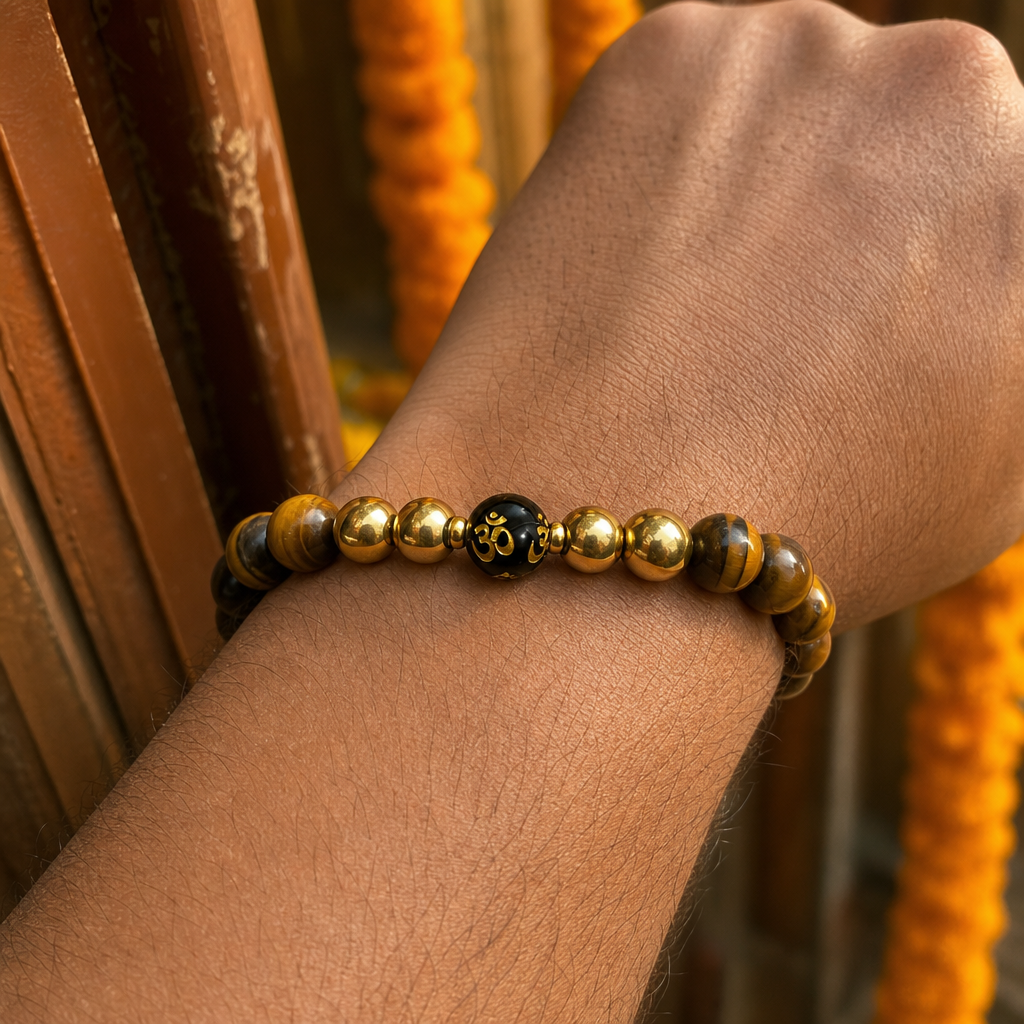 Triple Protection Bracelet — On the wrist