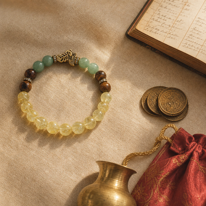 Boss Bracelet — Styled flat lay