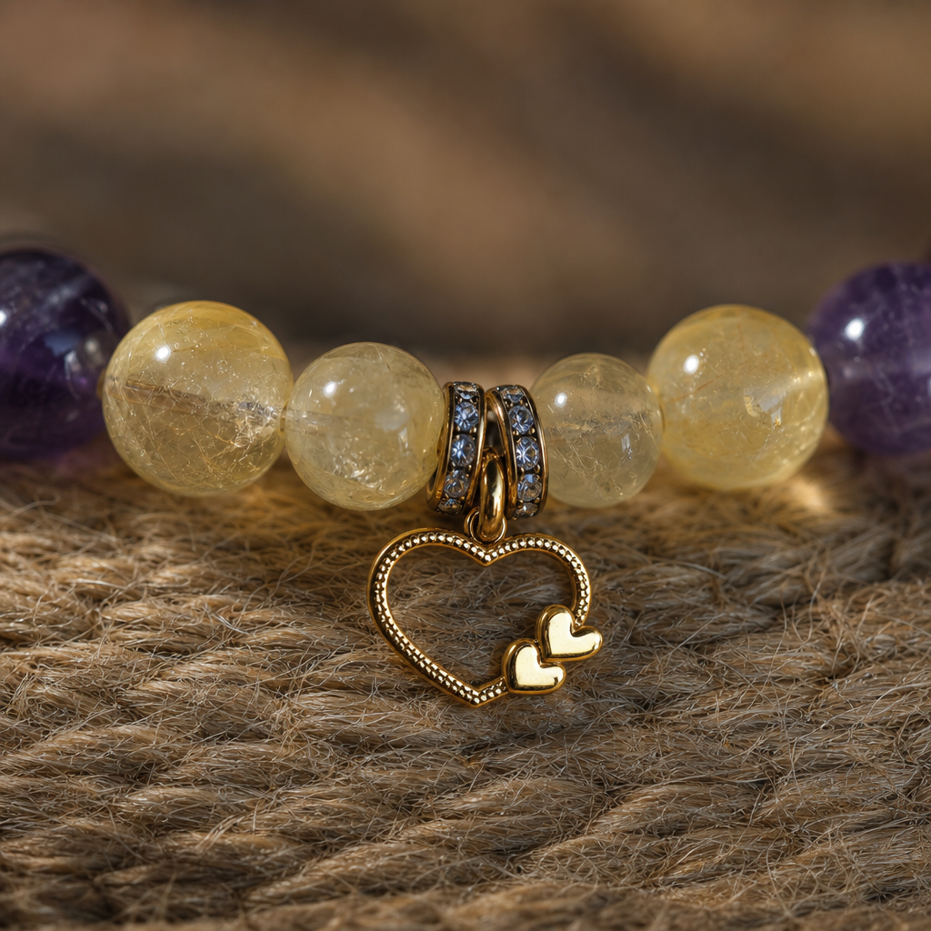 Heart Healing Bracelet — Detail close-up