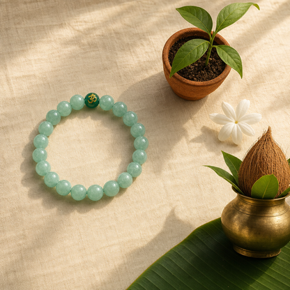 Fresh Start Bracelet — Styled flat lay
