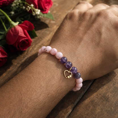 Love Magnet Bracelet — On the wrist