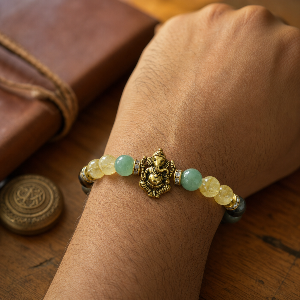 Money Magnet Bracelet — On the wrist