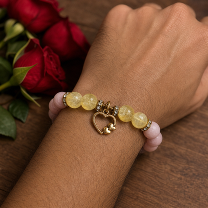 Self Love Bracelet — On the wrist