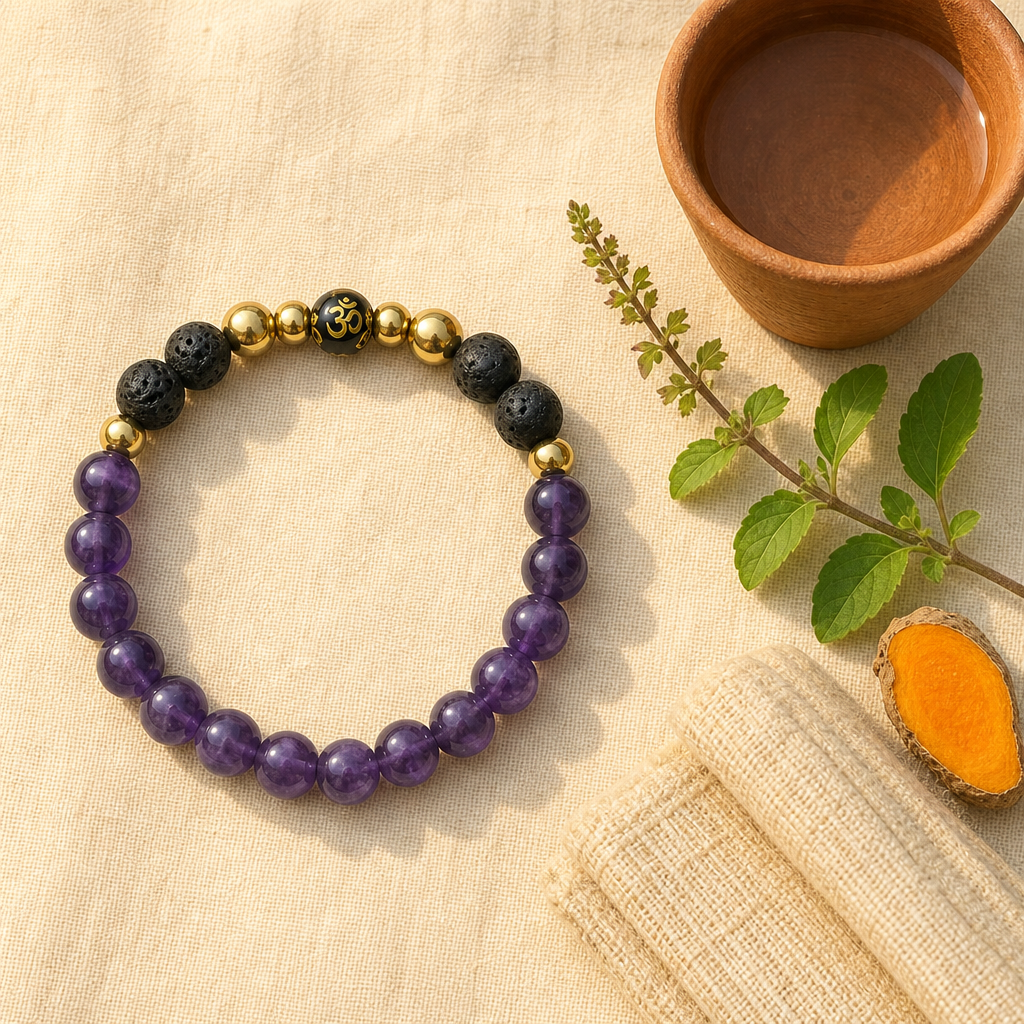 Detox Bracelet — Styled flat lay