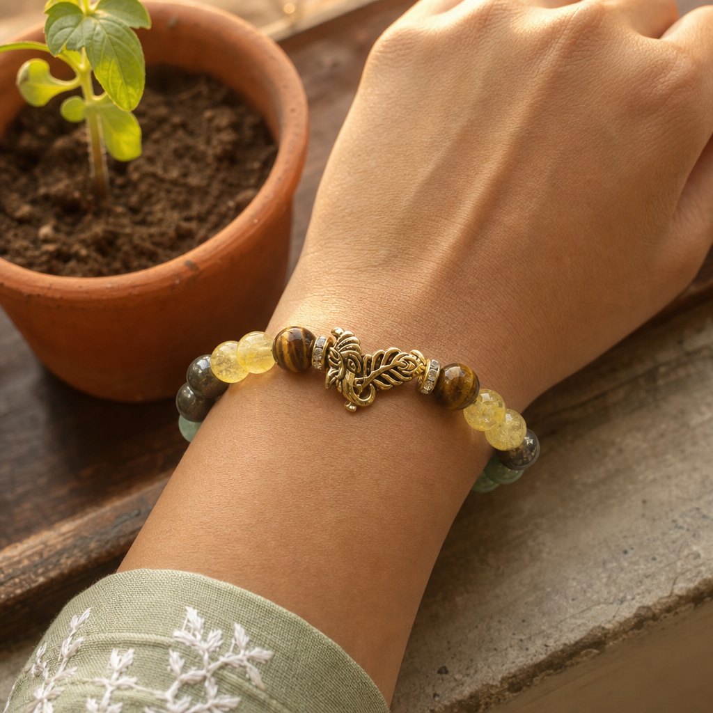 First Step Bracelet — On the wrist