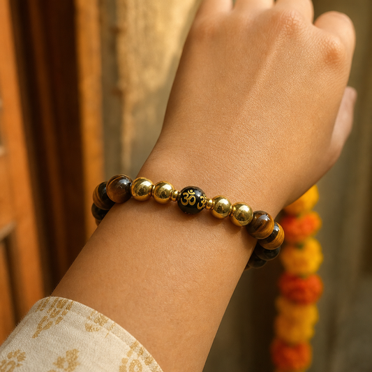 Triple Protection Bracelet — On the wrist