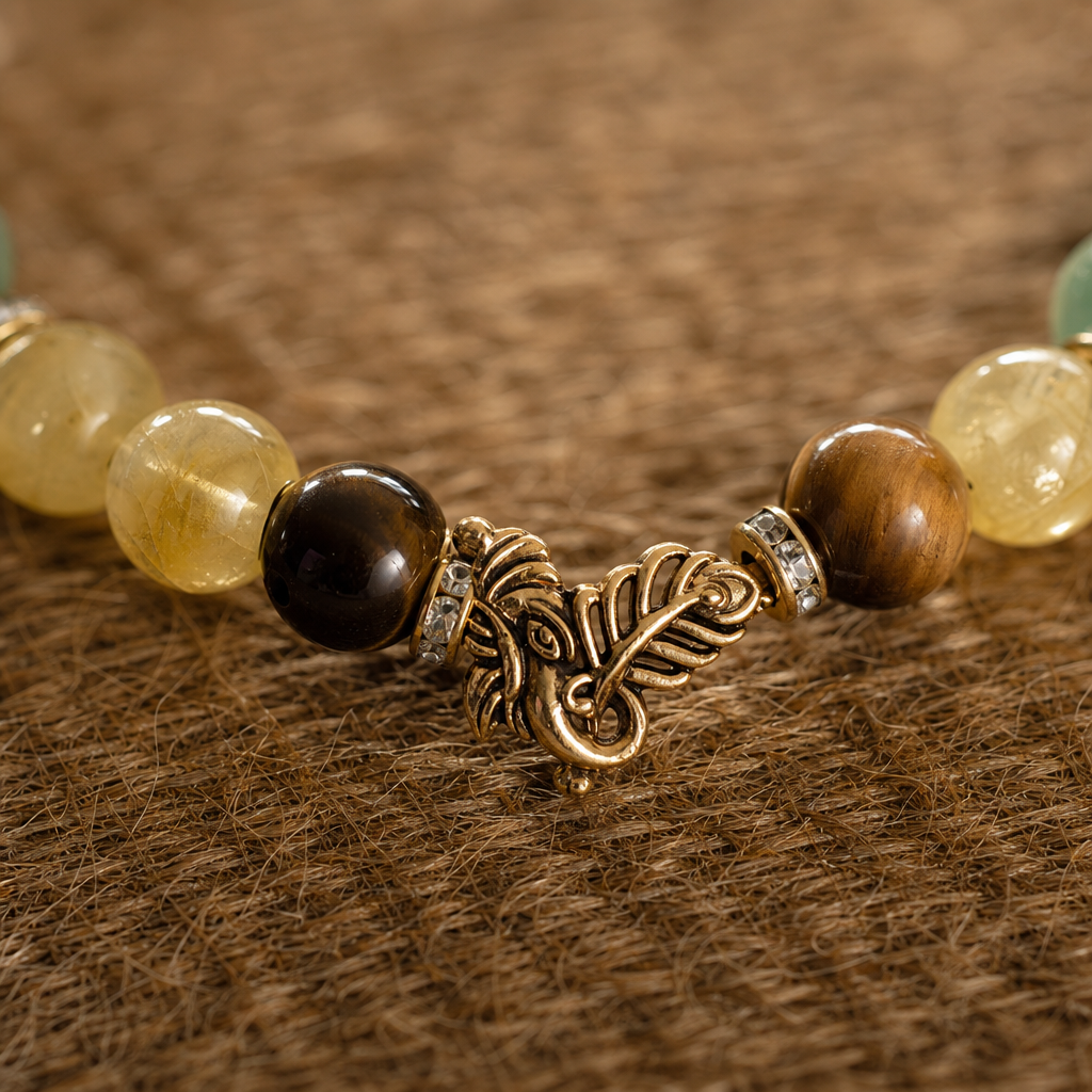 Lucky Charm Bracelet — Detail close-up