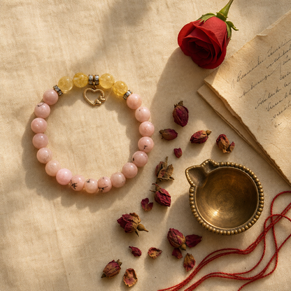 Self Love Bracelet — Styled flat lay