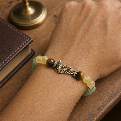 Lucky Charm Bracelet — On the wrist